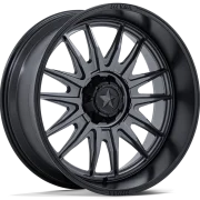 MSA M55 Commander Matte Gunmetal 24x10 Wheels/Rims (Full Set)